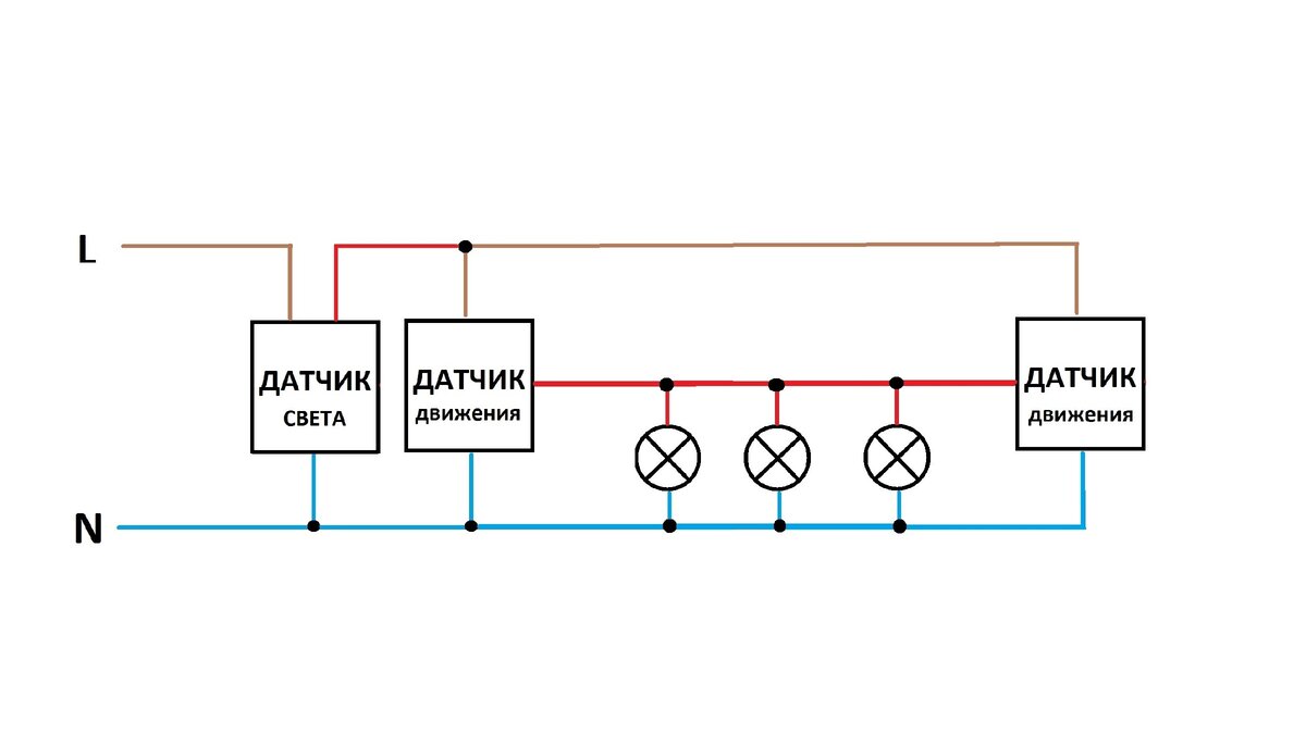 Как подключить датчик движения в частном доме