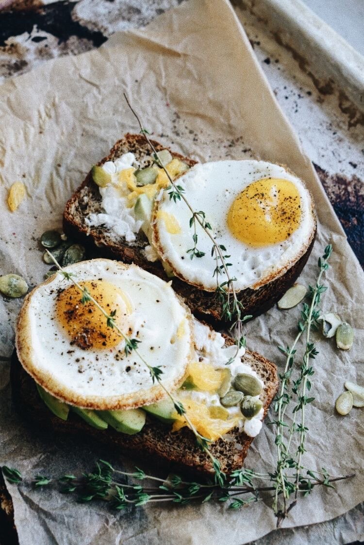 Полезный и сбалансированный завтрак. 