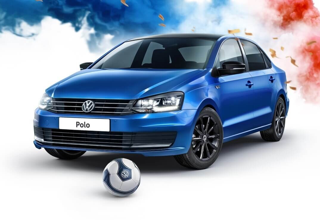 Polo football. Фольксваген поло Football Edition. VW Polo sedan 2018. Volkswagen Polo Football Edition 2019. Volkswagen Polo новый.