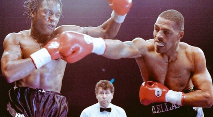 Найджел Бенн vs Джеральд Макклеллан. Фото из открытых источников. Яндекс картинки.