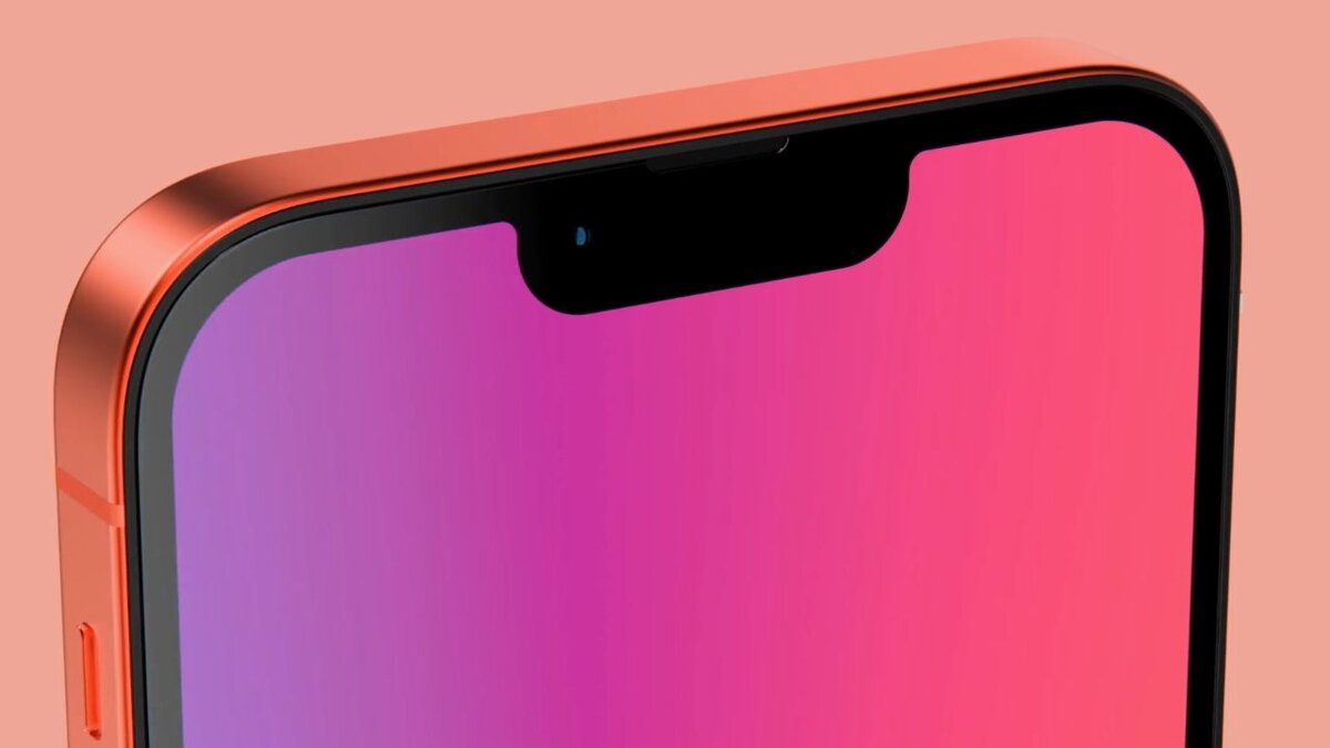 возможный вид выреза на дисплее у iPhone 13