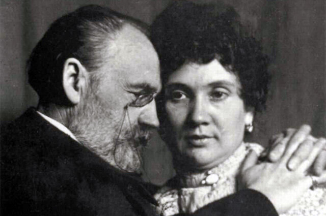 Эмиль Золя и Жанна Розеро.