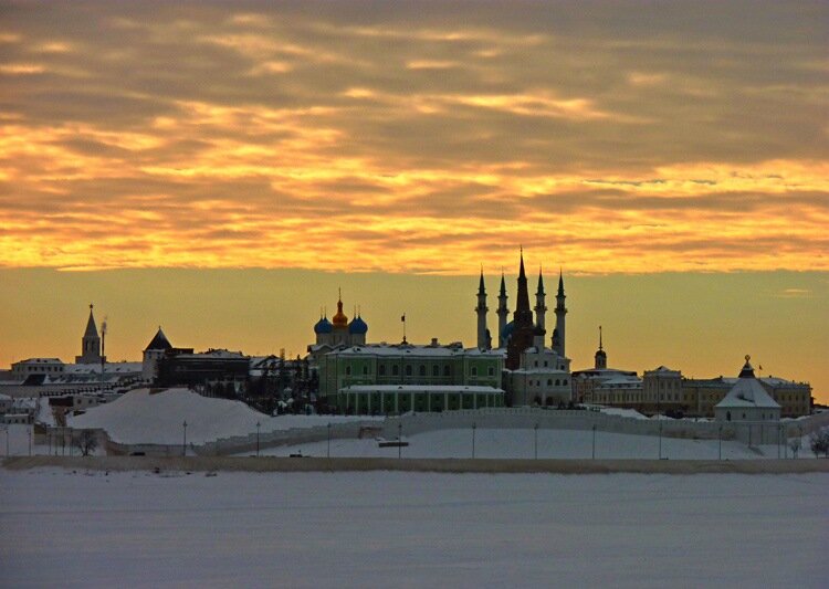 Кремлевская Казань зимой