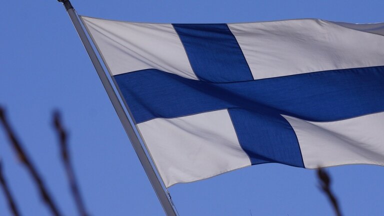 Флаг Финляндии