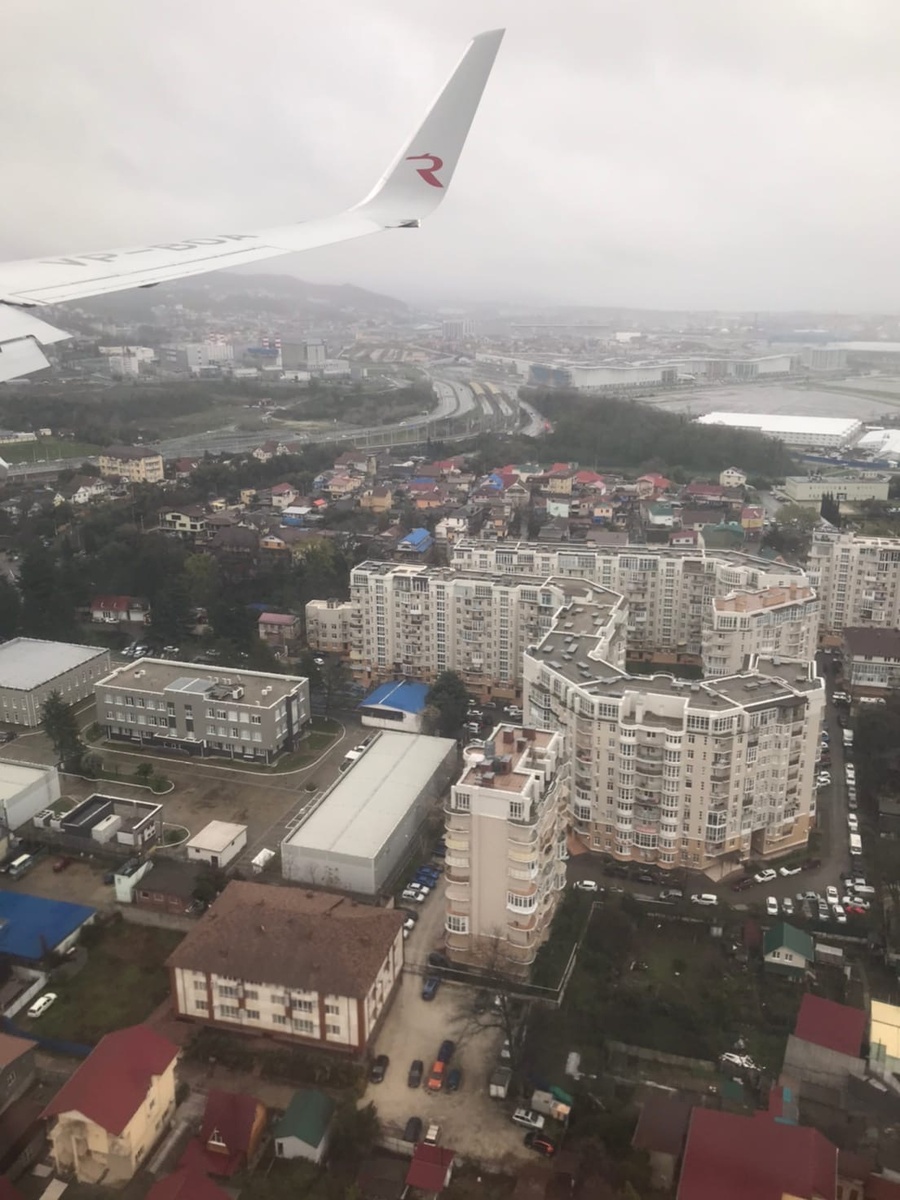 Прилетела в Сочи), фото автора.