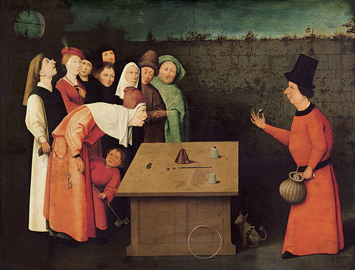 Фокусник. Bosch 1480. Муниципальный музей. Сен-Жермен-ан-Ле (фото вика)