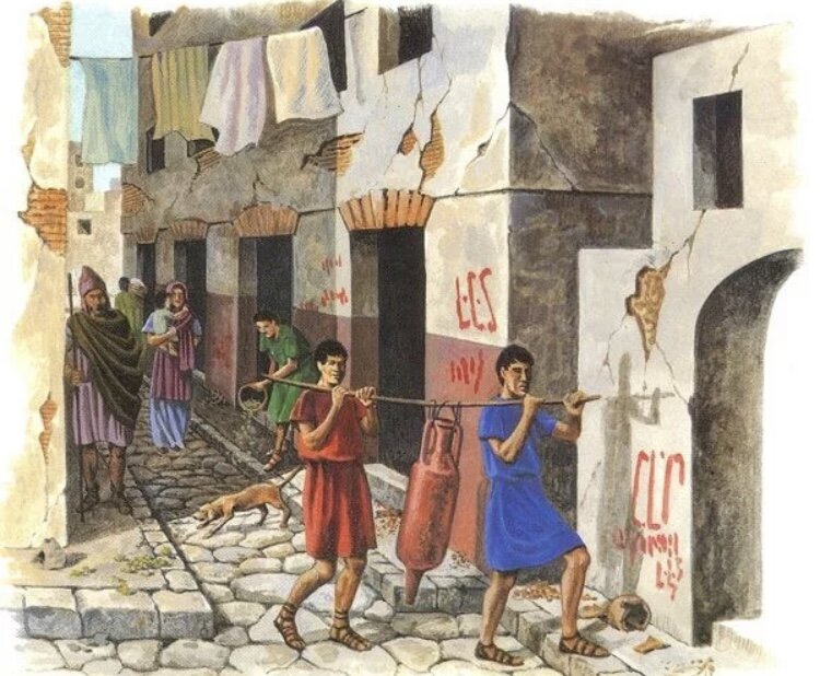 Бедные кварталы в Древнем Риме. Источник фото - яндекс картинки