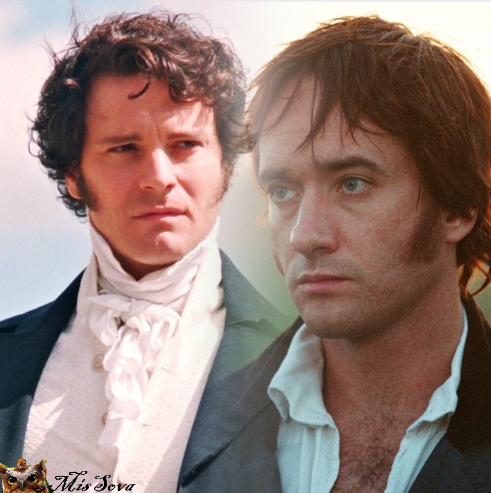 Два разных образа м-ра Дарси вызывают споры между поклонниками. Но фильм - ничто по сравнению с переводом. Коллаж автора