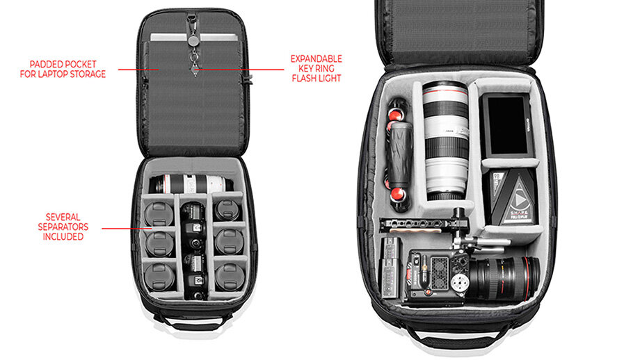 Внутреннее пространство можно настроить согласно оборудованию