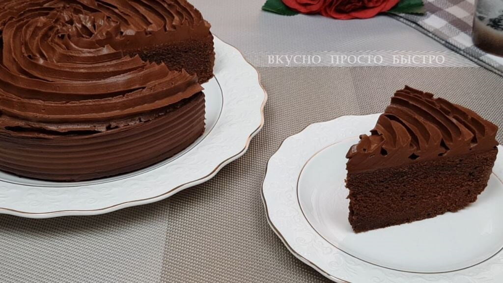 Шоколадный пирог — рецепт на канале Вкусно Просто Быстро