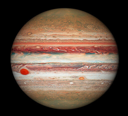 Большое Красное Пятно глазами телескопа Хаббл. Фото: astronet.ru