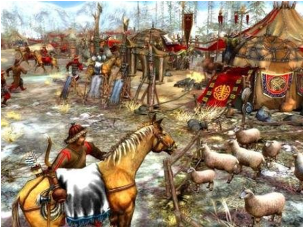 военный лагерь улуса Джучи