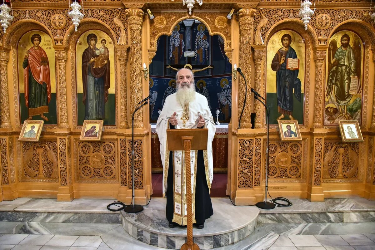 Архимандрит Епифаний Хаджиянгу, автор Толкования Символа веры и Толкования на Нагорную проповедь. Флорина, Греция, 2021