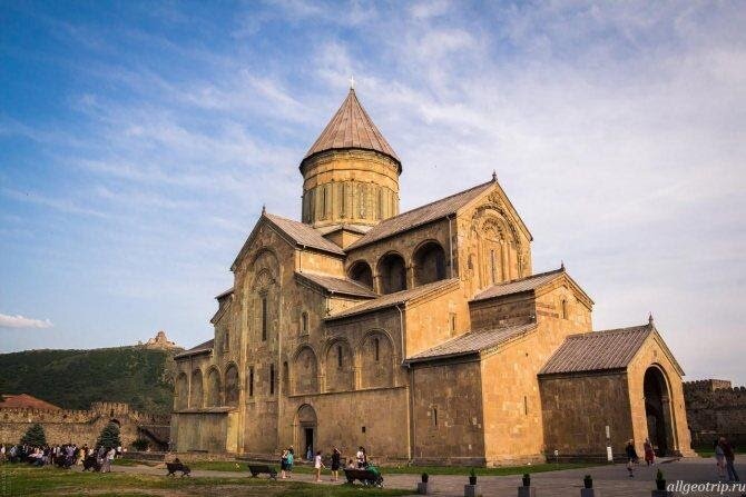 Καθεδρικός ναός στο Svetitskhoveli, Γεωργία.  Σύγχρονη φωτογραφία