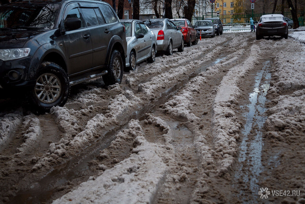 дороги в москве зимой