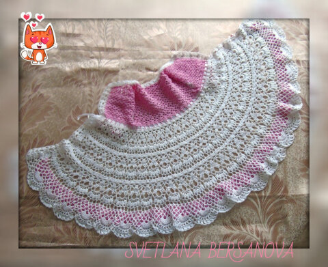 Летнее легкое платье крючком 🎀 Easy crochet summer dress