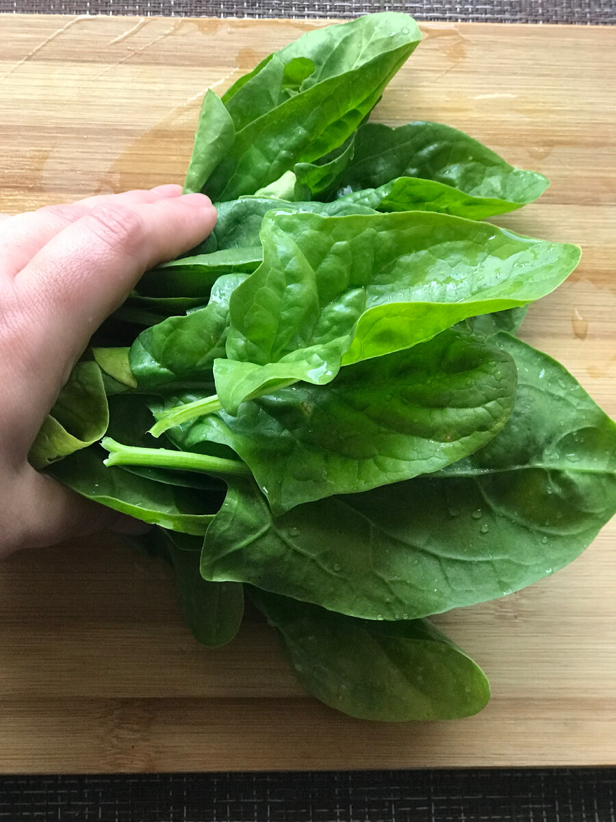 Количество шпината на 1 порцию