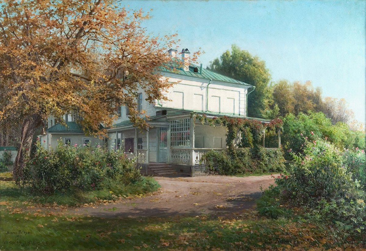 Дом Л.Н. Толстого в Ясной Поляне. 1911 год. Батурин Виктор Павлович