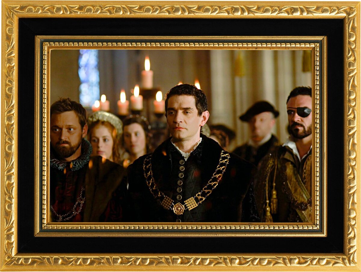 Кадр из сериала «Тюдоры» 2007 г. Вроли Т. Кромвеля Джеймс Фрейн. Из открытых источников