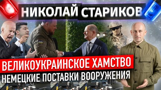 Великоукраинское хамство и немецкие поставки вооружения (Николай Стариков)