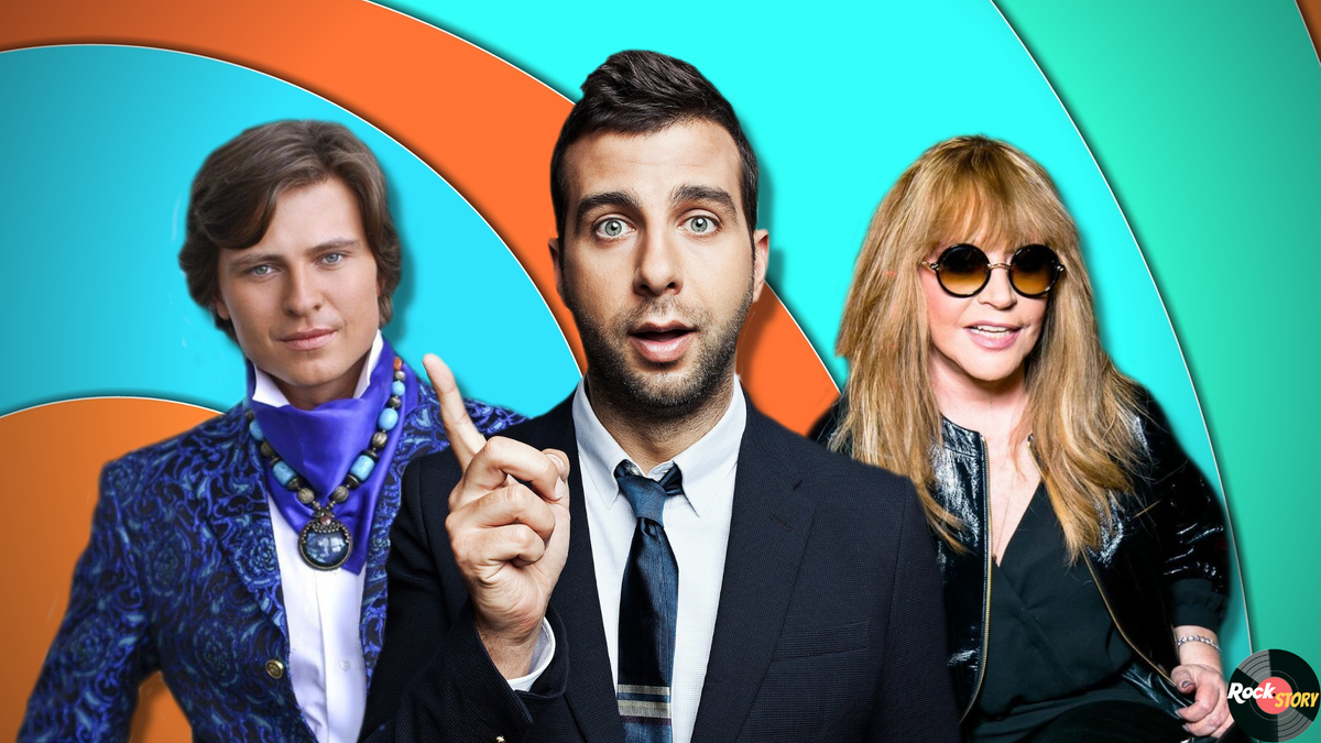 На фотографии: Прохор Шаляпин, Иван Ургант и Алла Пугачёва