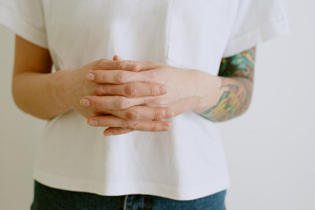 Руки Наташи Тюлюновой, врача анестезиолога-реаниматолога