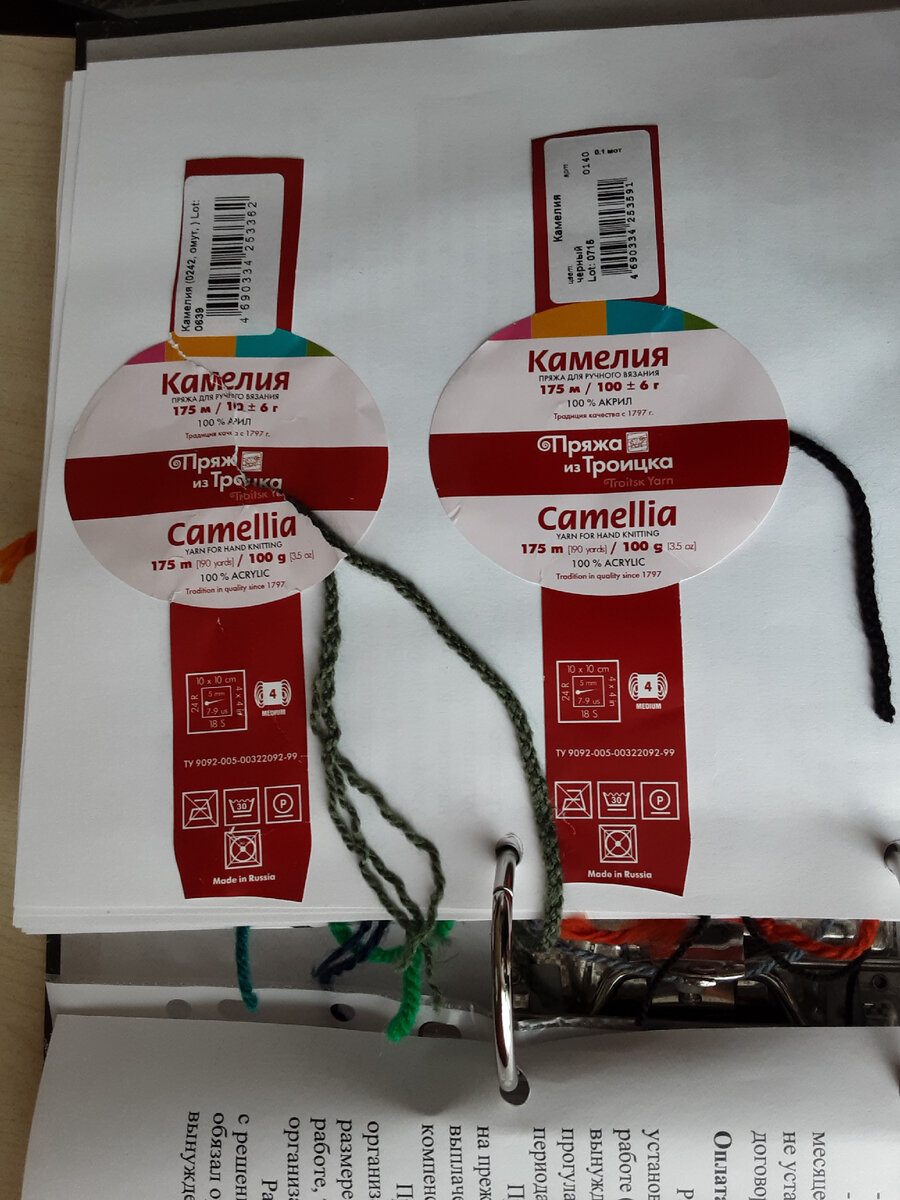 Из Камелии связана шапка