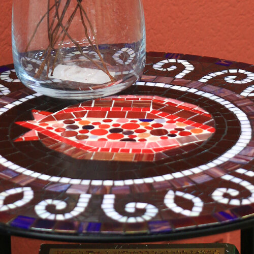 Мозаичный столик в каждый дом!