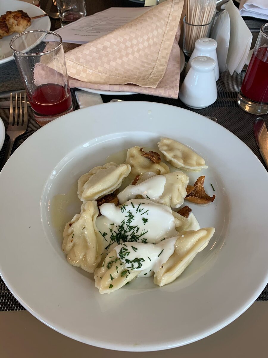 Вареники с картофелем и грибами