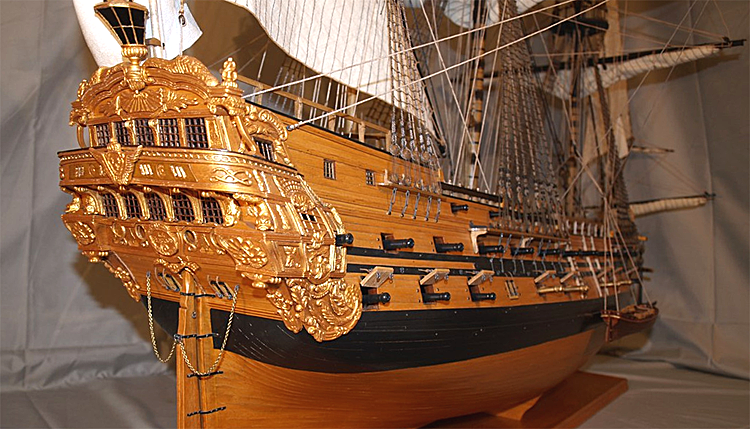 Самодельная модель корабля