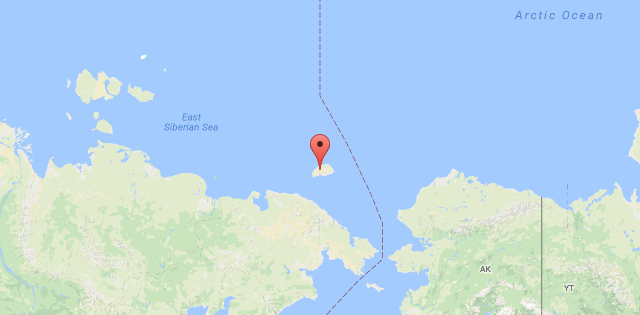 Остров врангеля заповедник карта