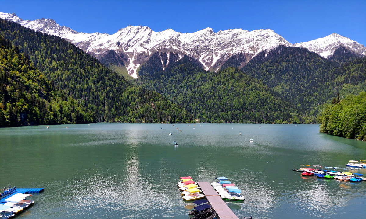 Озеро Рица, Респ. Абхазия (май 2022) - фото автора