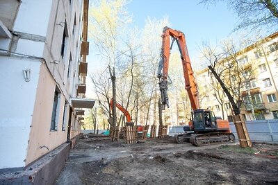    Седьмой дом снесли по программе реновации в столичном районе Царицыно © Департамент строительства Москвы