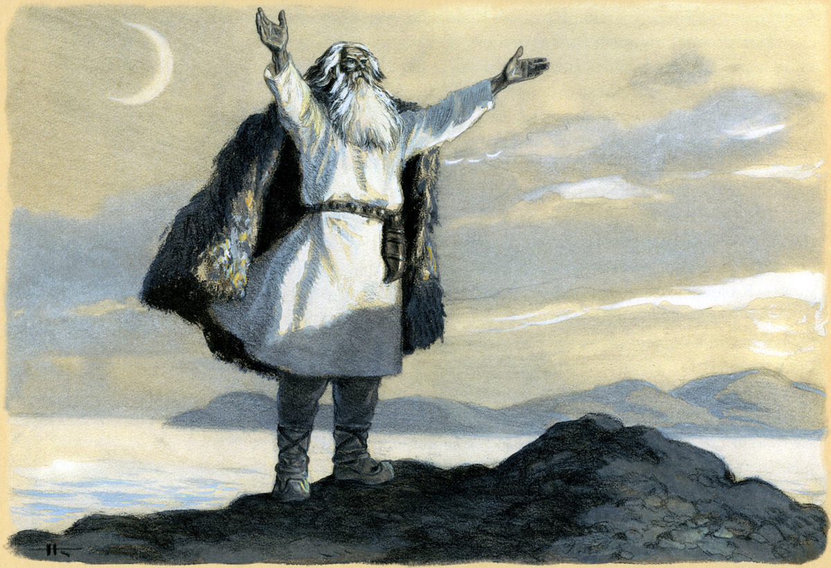 Вяйнямейнен, герой из финского эпоса Калевала 