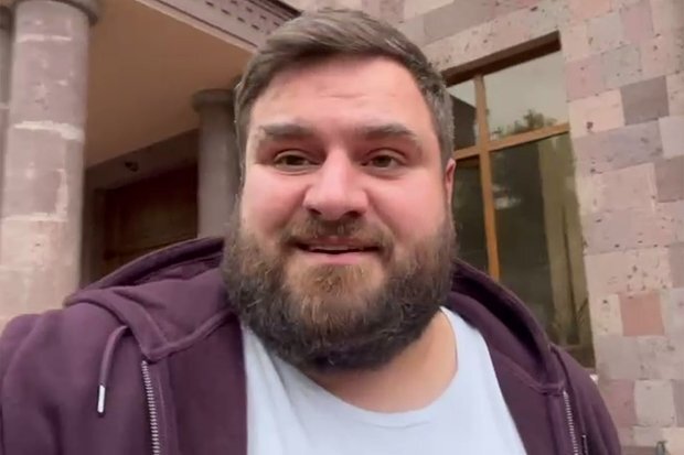    Микаэл Бадалян. Кадр: видео Telegram-канал Mika Badalyan