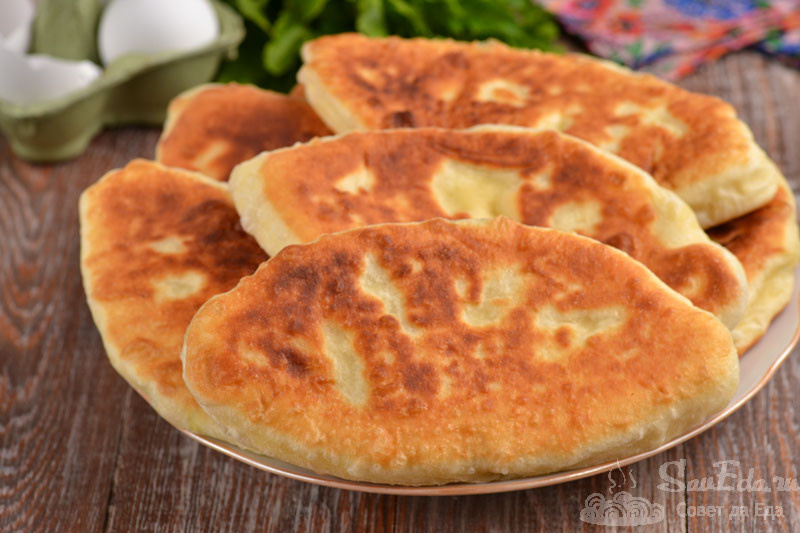 Жареные пирожки из быстрого кефирного теста