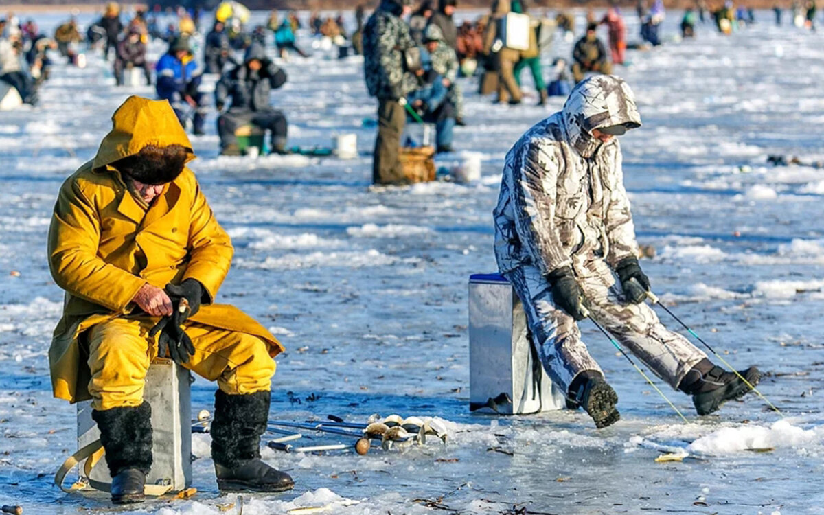 зимняя рыбалка в москве