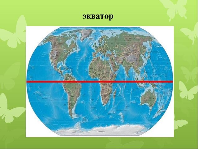 Узнай карту по описанию на этой карте изображены две половинки земного шара эта карта показывает