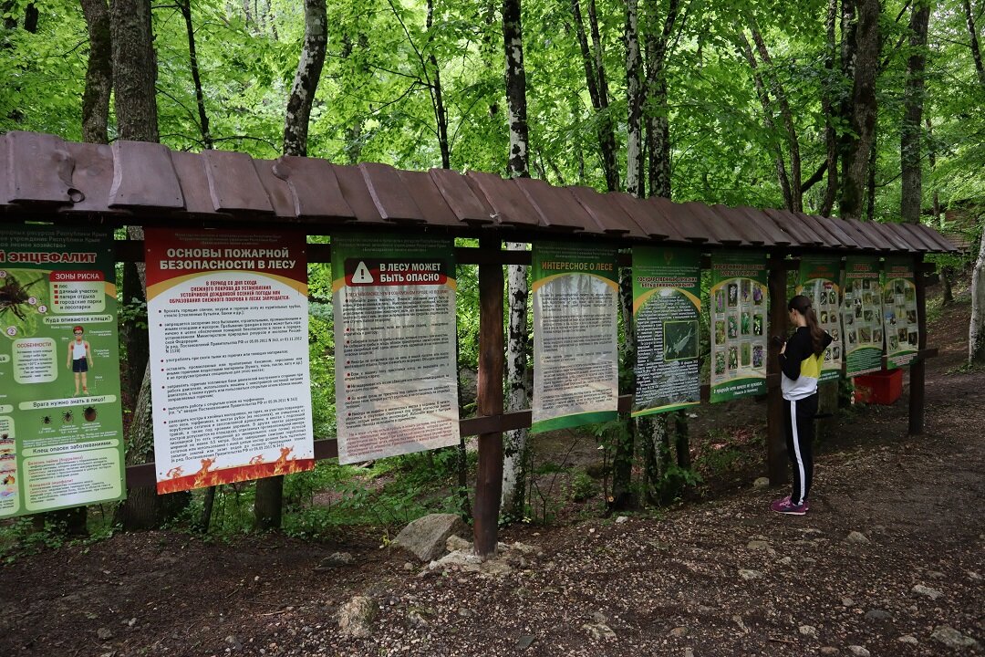 Начало тропы «Большой каньон Крыма»