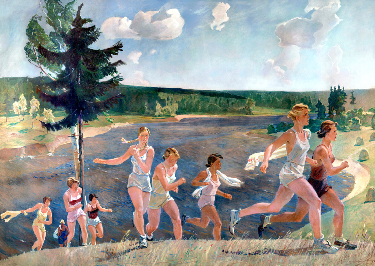 Дейнека лыжники 1931