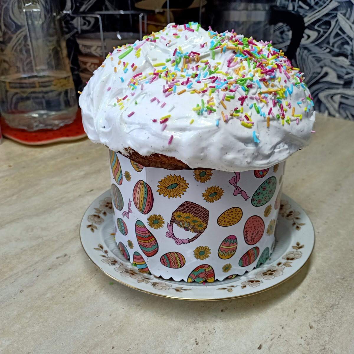 Заварной кулич