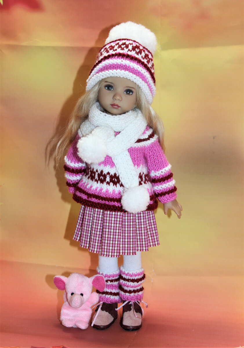 Аутфит с розовым слоником, фото и работа автора