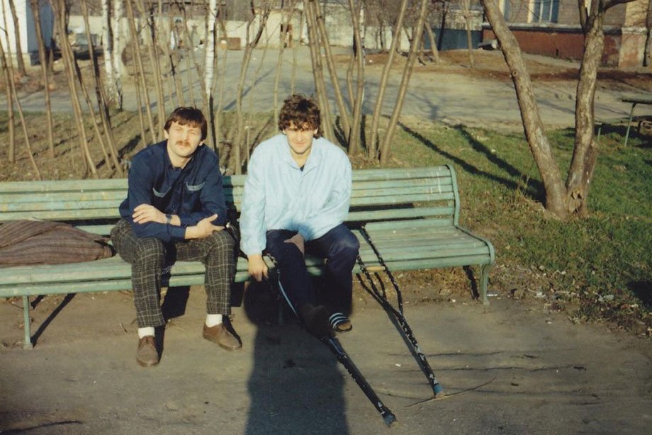 Вадим Тищенко (справа) после операции в ЦИТО Фото: из архива Алексея Прудникова