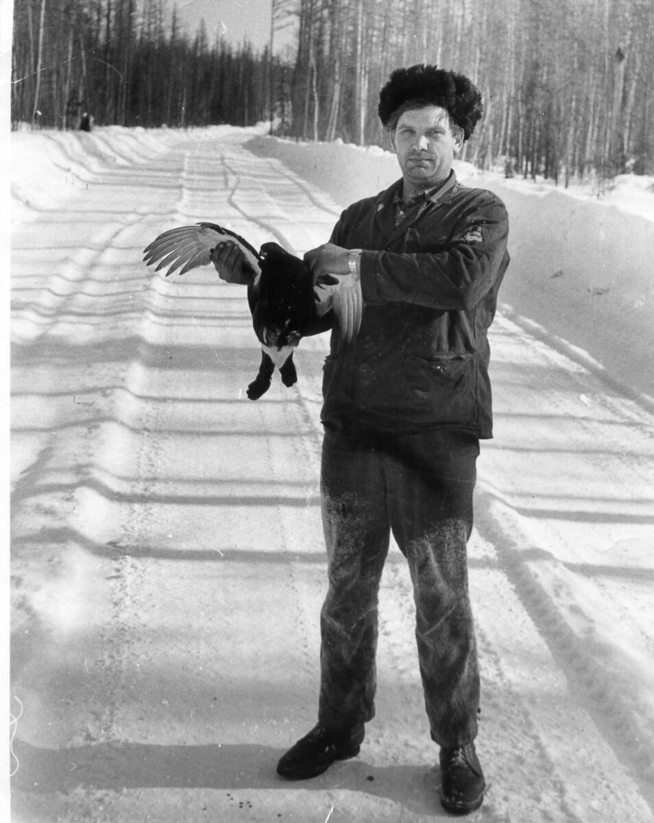 Фото автора.  На зимнике. 80 годы прошлого века.