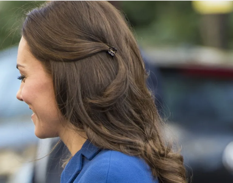 Скриншот-цитата https://hellogiggles.com/kate-middleton-plastic-hair-claw-clip/