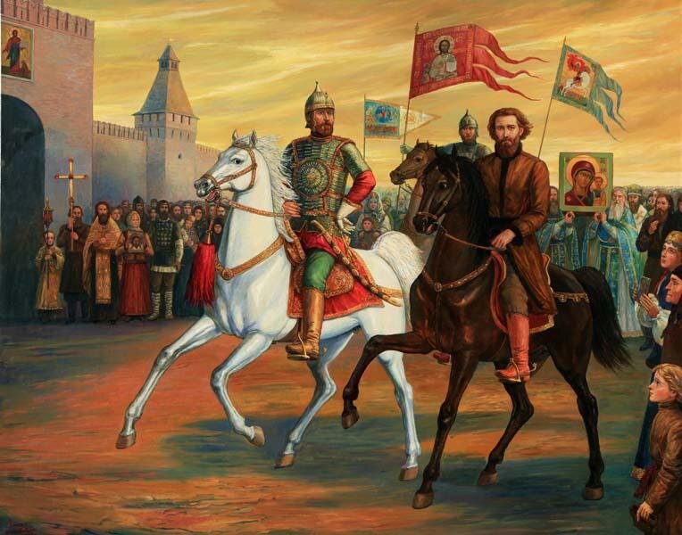 Какому историческому периоду нашей родины посвящена картина баян