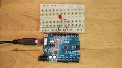 Урок на Arduino, мигаем светодиодом