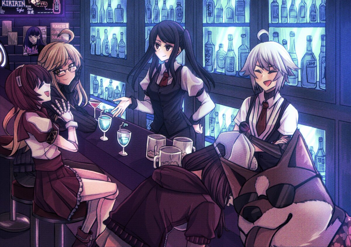 Va 11 hall a cyberpunk bartender action art фото 8