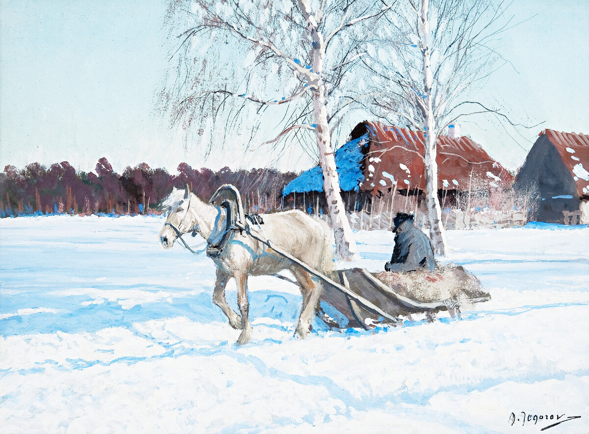Художник Егоров Андрей Афанасьевич 