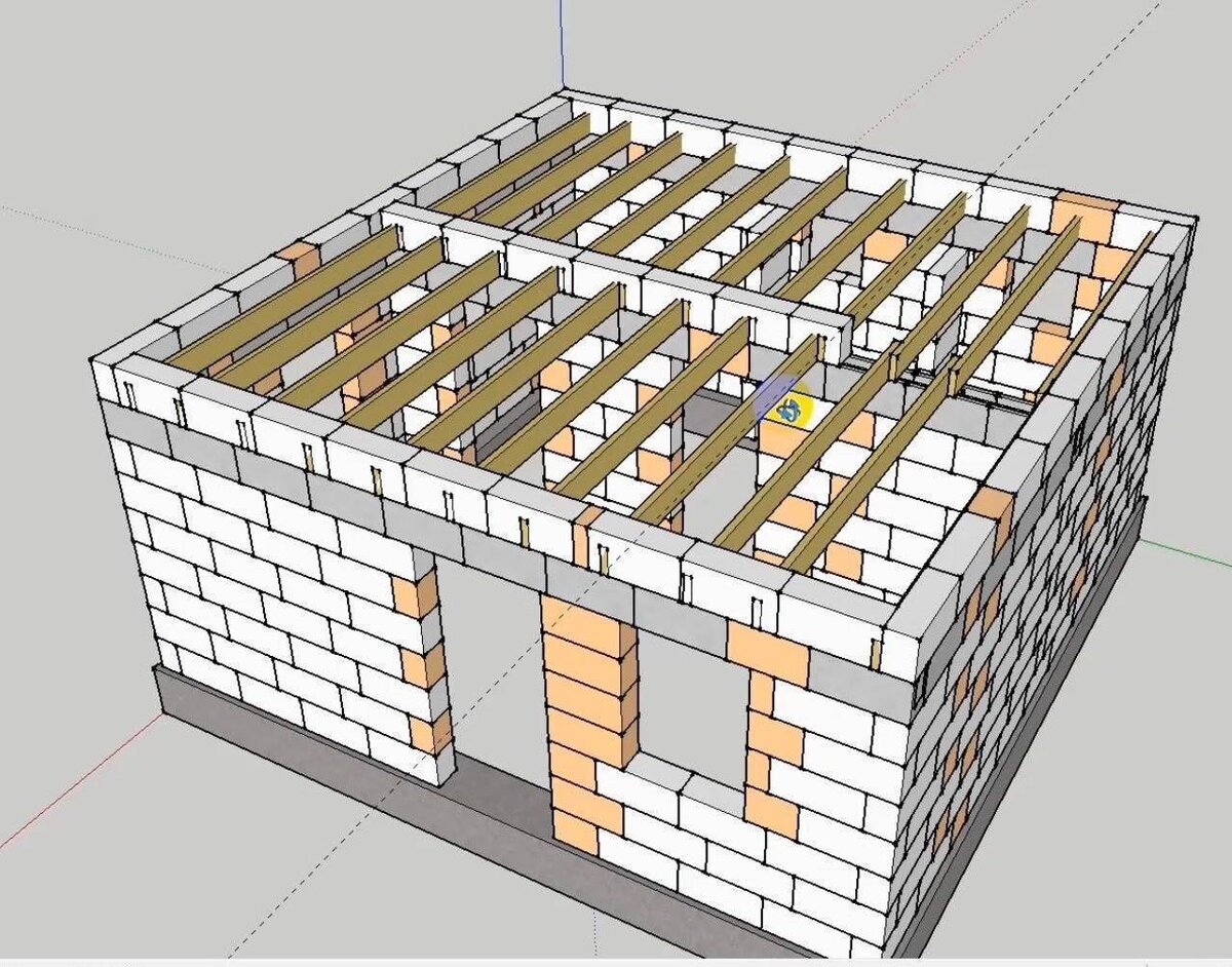 Порядовка блоков из газобетона. Перекрытие бани из пеноблоков. Баня из газобетона проекты порядовка. Балки перекрытия бани 6 на 4 из керамзитных блоков.